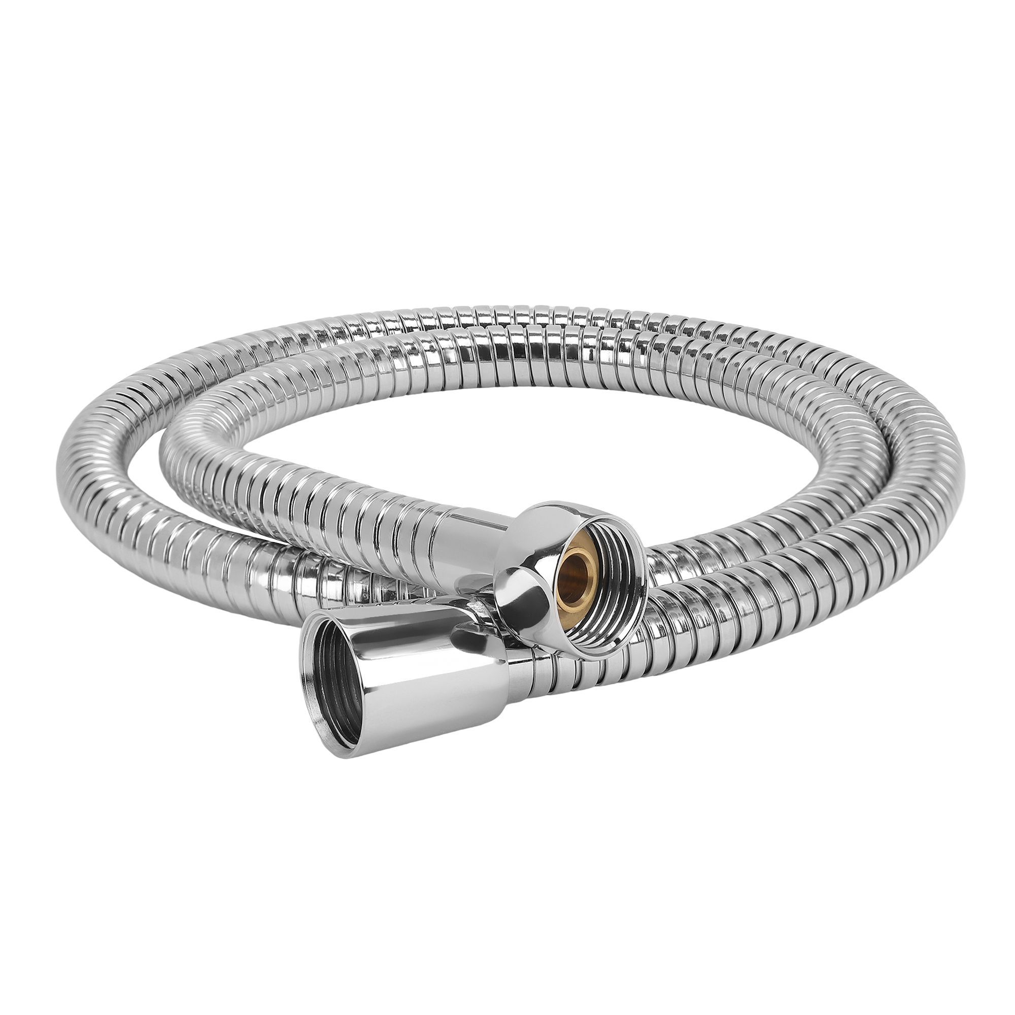 Orvos Shower Hose Extendable 1.5 To 1.7 Meter, Premium 304 Stainless Steel Outer Hose, With Epdm Inner Tube, for Hand Showers and Health Faucets In High End Luxury Bathrooms, Set of 1