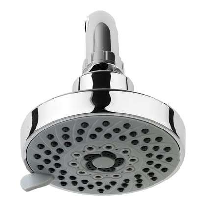 Orvos Overhead multi-function shower, 4x4 inches, HydroBloom, Chrome plated with high grade Korean ABS material from LG, for high end luxury bathrooms