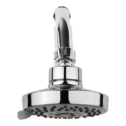 Orvos Overhead multi-function shower, 4x4 inches, HydroBloom, Chrome plated with high grade Korean ABS material from LG, for high end luxury bathrooms