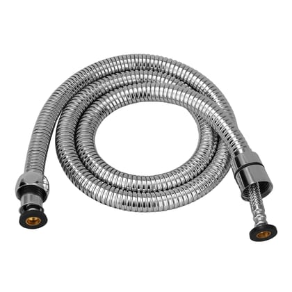 Orvos Shower hose pull out heavy duty, Premium 304 Stainless Steel for both outer hose and braiding of inner tube, 1 meter, for hand showers and health faucets in high end luxury bathrooms