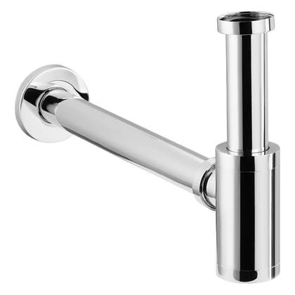 Orvos Bottle Trap, Brass Body with Stainless Steel Pipes, Heavy Dute Rounded, for Sinks and Wash Basins