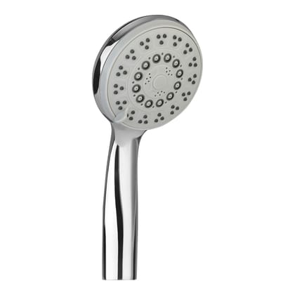 Orvos Hand shower multi-function, 4x4 inches, RainMist, Chrome plated with high grade Korean ABS material from LG, with 1.7 meter flexible shower hose and wall hook, for high end luxury bathrooms