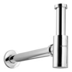 Orvos Bottle Trap, Brass Body with Stainless Steel Pipes, Heavy Duty Rounded, for Sinks and Wash Basins