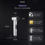 Orvos Health Faucet, Magnetica, ABS Outer Body with Brass Pin Inside, Chrome Color, with 1 to 1.2 Meter Extendable SS 304 Shower Hose and Magnetic Holder, Jet Spray for High End Luxury Toilets - Image 7
