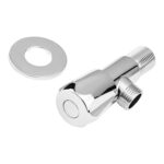 Orvos Angle Valve, Hexagonal, Premium 304 Stainless Steel Chrome Plated Body with Full Brass Cartridge Inside, Set of 2, for Hot & Cold Supply to Geysers, Sinks, Basins and Flush Tanks - Image 6
