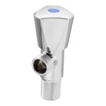 Orvos Angle Valve, Triangular, Premium 304 Stainless Steel Chrome Plated Body with Full Brass Cartridge Inside, Set of 1, for Hot & Cold Supply to Geysers, Sinks, Basins and Flush Tanks - Image 3