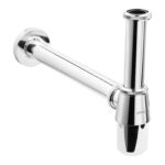 Orvos Bottle Trap, Brass Body with Stainless Steel Pipes, Curved, for Sinks and Wash Basins - Image 4