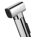 Orvos Health Faucet, Magnetica, ABS Outer Body with Brass Pin Inside, Chrome Color, with 1 to 1.2 Meter Extendable SS 304 Shower Hose and Magnetic Holder, Jet Spray for High End Luxury Toilets - Image 3
