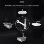 Orvos Bottle Trap, Brass Body with Stainless Steel Pipes, Curved, for Sinks and Wash Basins - Image 6
